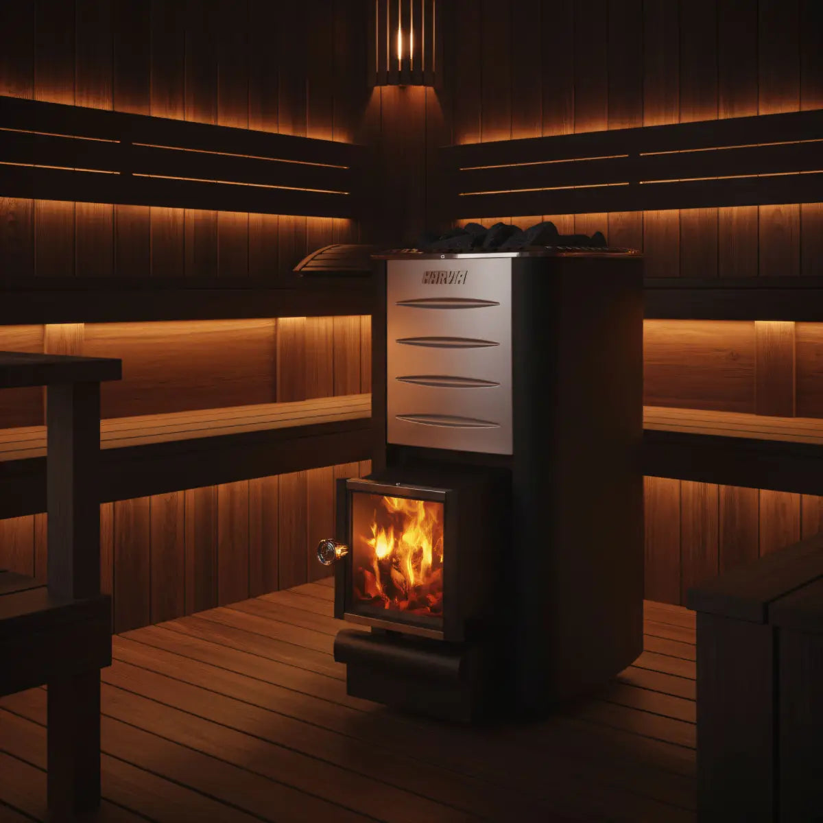 Finnish Sauna Builders Harvia M3 SL WKM3SL Wood Burning Sauna Stove