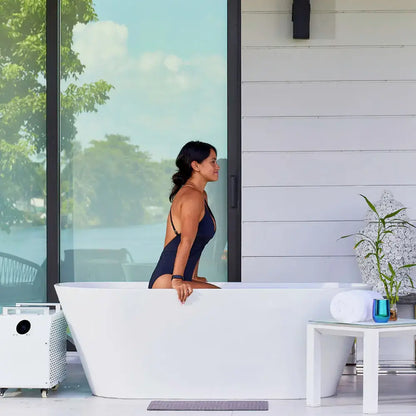 The Helius Oval Shaped Cold Plunge