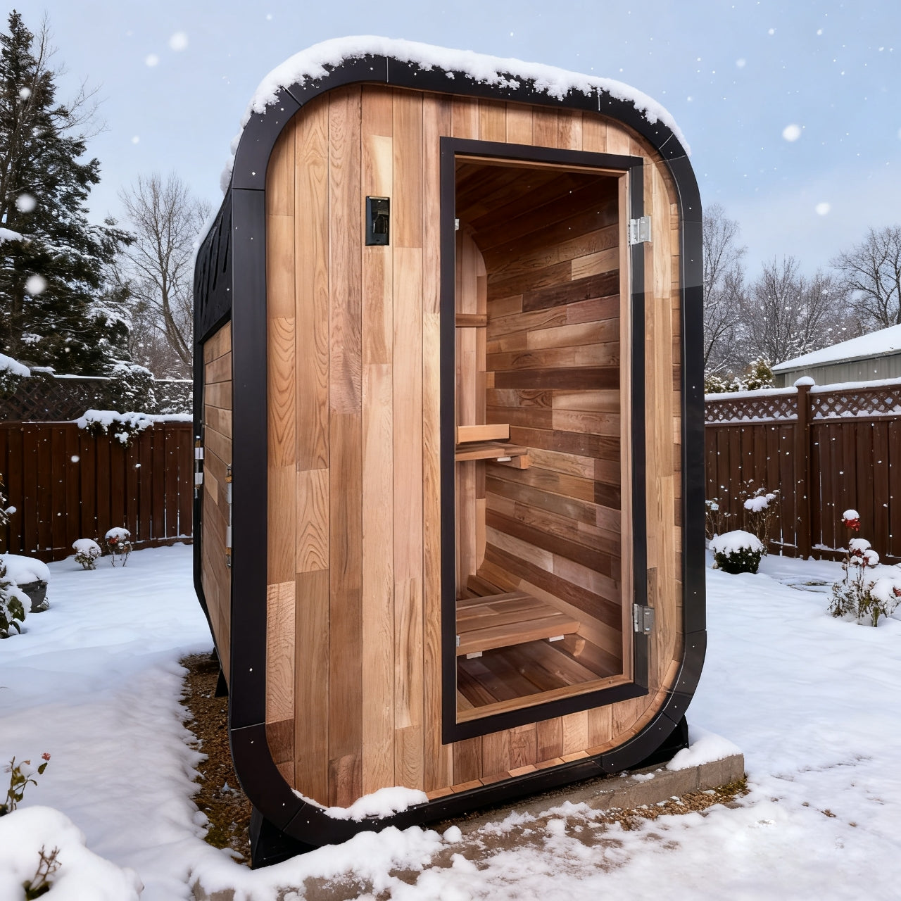 Helius 2 Person Traditional Red Cedar Steam Sauna