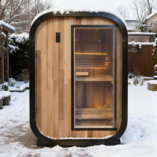 Helius 2 Person Traditional Red Cedar Steam Sauna