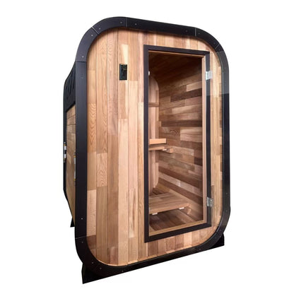 Helius 2 Person Traditional Red Cedar Steam Sauna