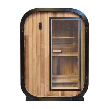 Helius 2 Person Traditional Red Cedar Steam Sauna