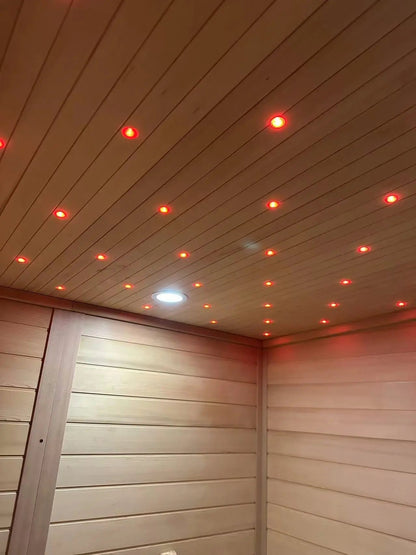 New Luxury High-End Black Square Outdoor Sauna HELIUS