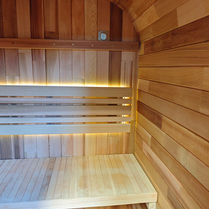 Helius 2 Person Traditional Red Cedar Steam Sauna