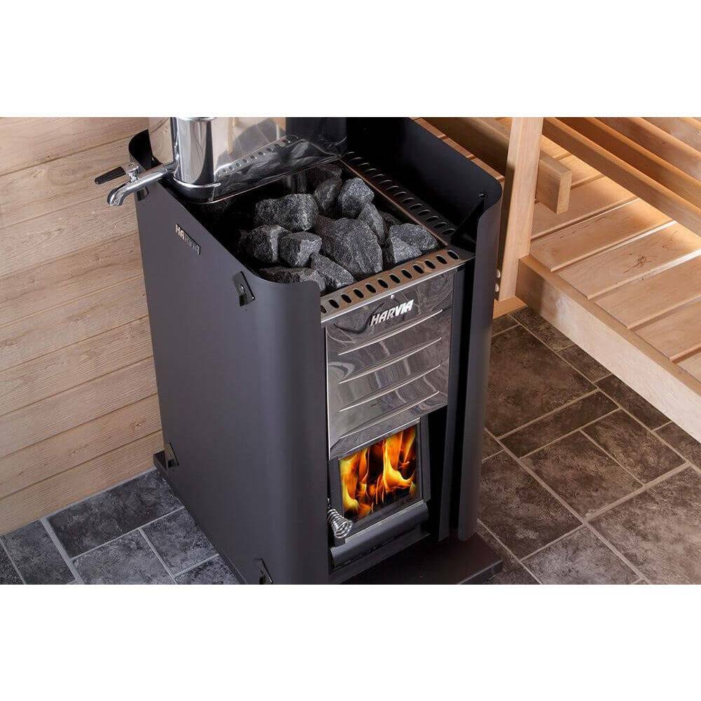 Finnish Sauna Builders Harvia Pro 36 Wood Burning Sauna Stove
