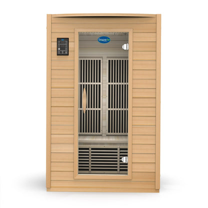 Durasage Health 2 Person Carbon Infrared Sauna - Canadian Hemlock Wood