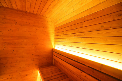 Helius 6 Person Thermospruce Square Steam Sauna