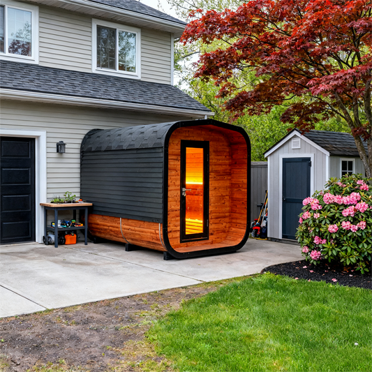 Helius 6 Person Thermospruce Square Steam Sauna