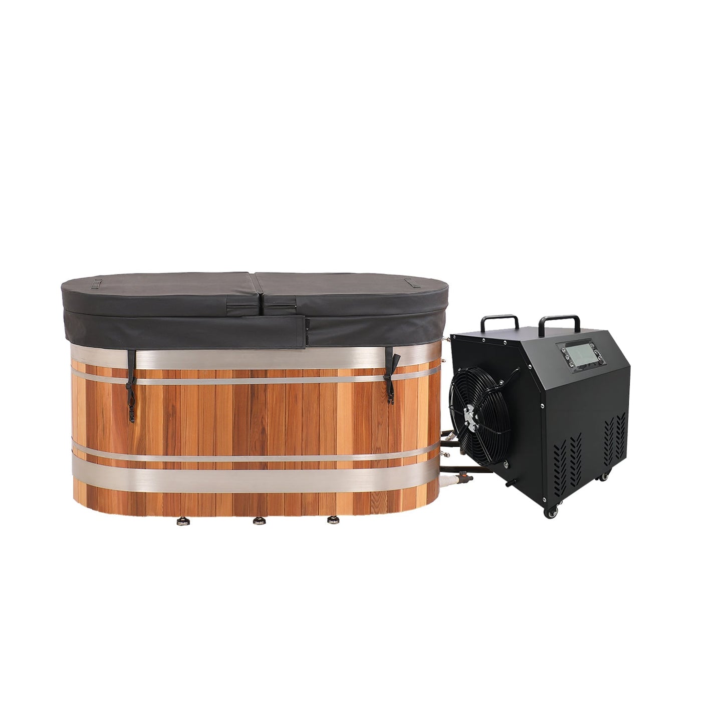 Helius U-Shaped Red Cedar 1 Person Cold Plunge