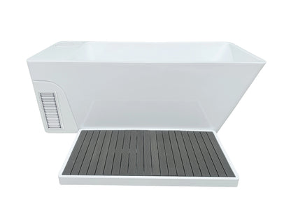 Helius Acrylic Cold Plunge Tub with Built-In Ice Machine