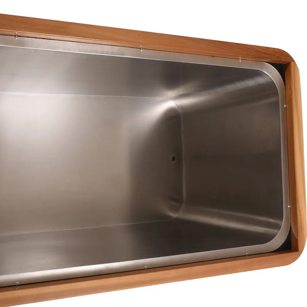 Helius Black Rectangle 1 Person Cold Plunge