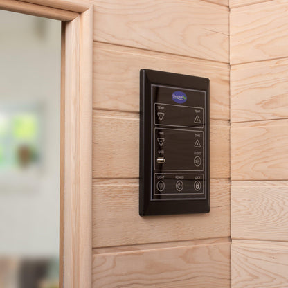 Durasage Health 2 Person Carbon Infrared Sauna - Canadian Hemlock Wood