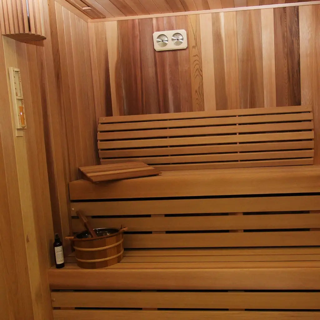 Finnish Sauna Builders Custom 5-7 6' x 9' x 8' Indoor Sauna