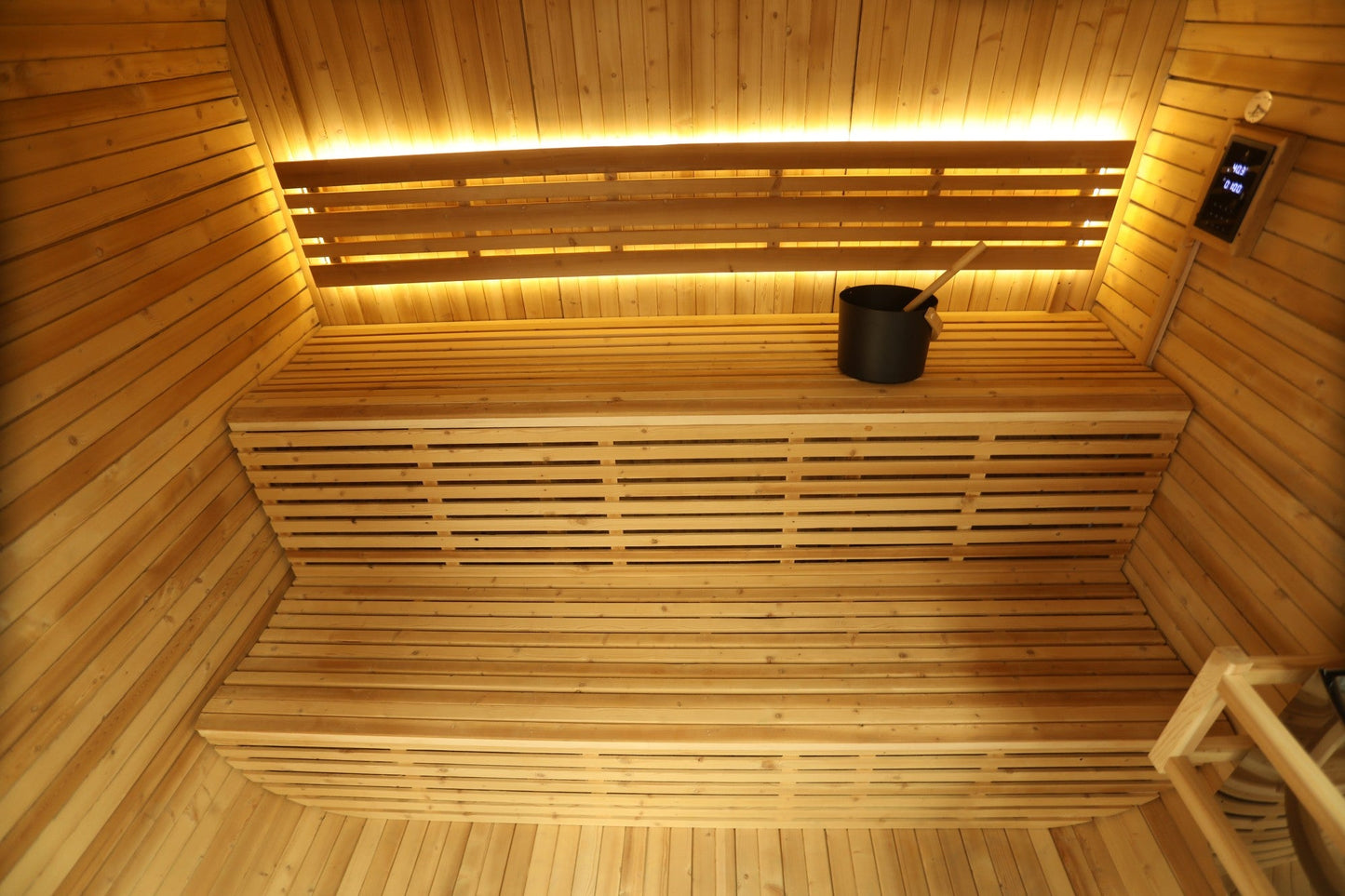 Helius 4 Person Cedar Square Steam Sauna
