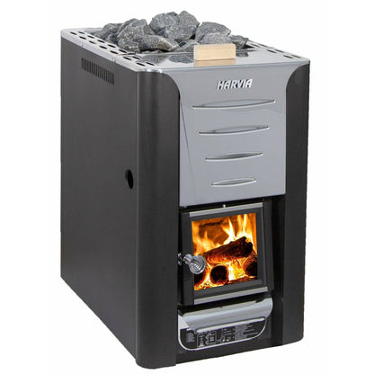 Finnish Sauna Builders Harvia Pro 20 Es Pro Wood Burning Sauna Stove