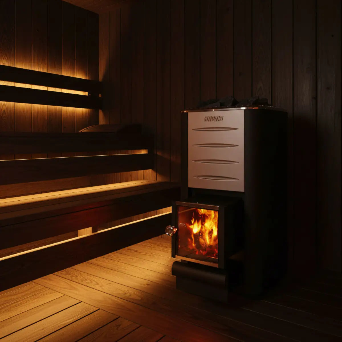 Finnish Sauna Builders Harvia M3 SL WKM3SL Wood Burning Sauna Stove
