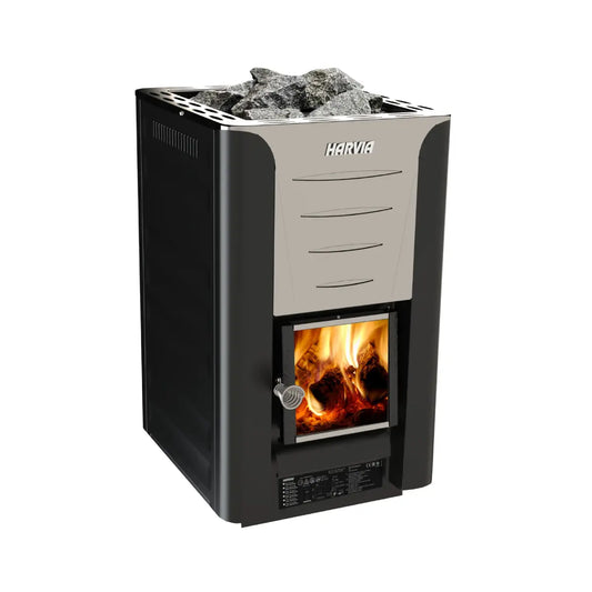 Finnish Sauna Builders Harvia Pro 20 WKPR20M Wood Burning Sauna Stove