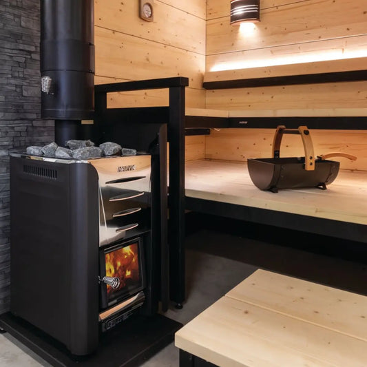 Finnish Sauna Builders Harvia Pro 20 WKPR20M Wood Burning Sauna Stove