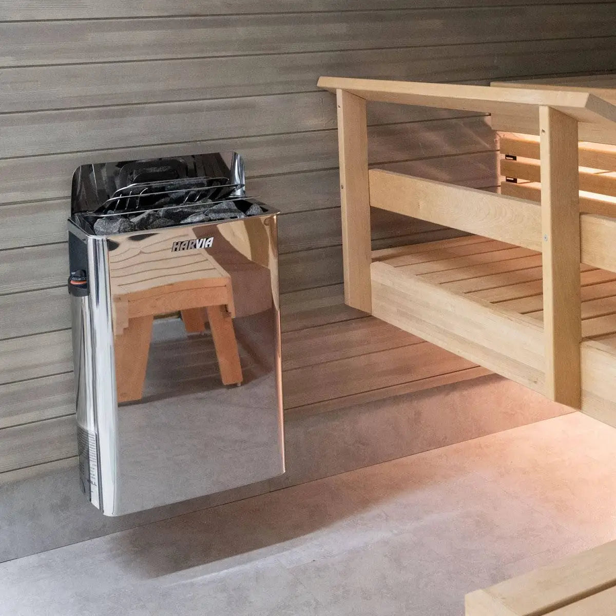 Finnish Sauna Builders Harvia Wall Sauna Heater 8KW with Built-In Controls