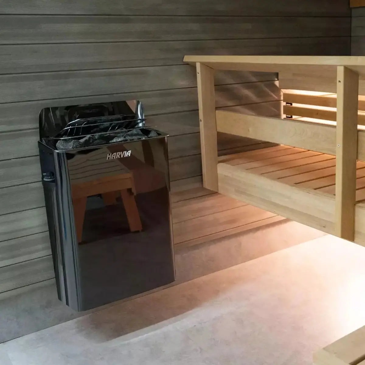 Finnish Sauna Builders Harvia Wall Sauna Heater 8KW with Built-In Controls