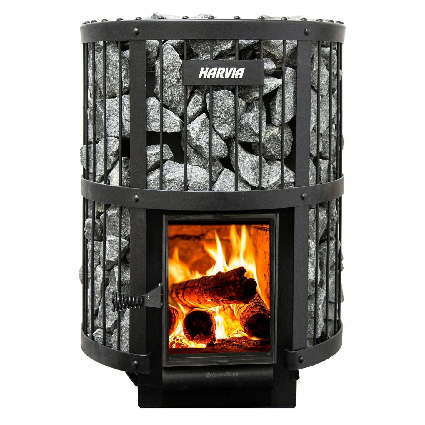 Finnish Sauna Builders Harvia Legend 240 Green Flame Wood Burning Sauna Stove