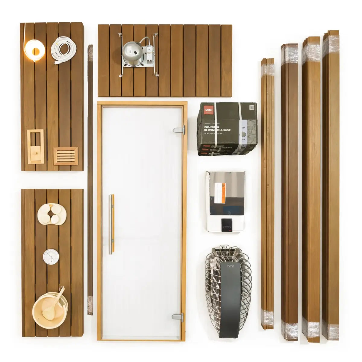 Finnish Sauna Builders Custom 2 Person 4' x 5' x 8' Indoor Sauna