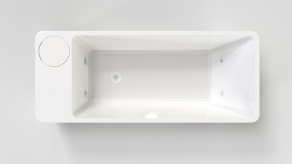 Helius Acrylic Cold Plunge Tub with Built-In Ice Machine